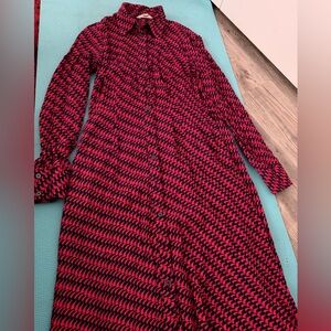 Boden long light red dress. Size 8/L